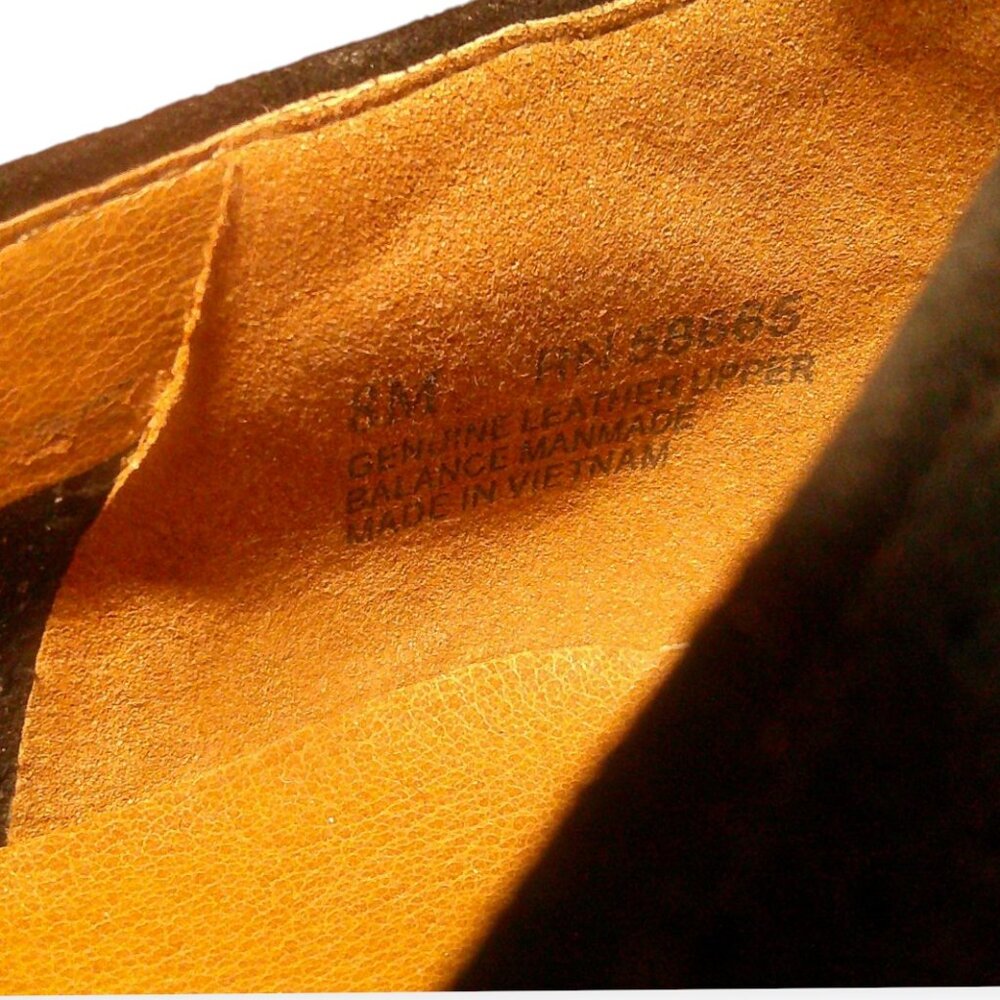 SUSINA Suede Leather Perforated Loafers 8M - Picture 7 of 7